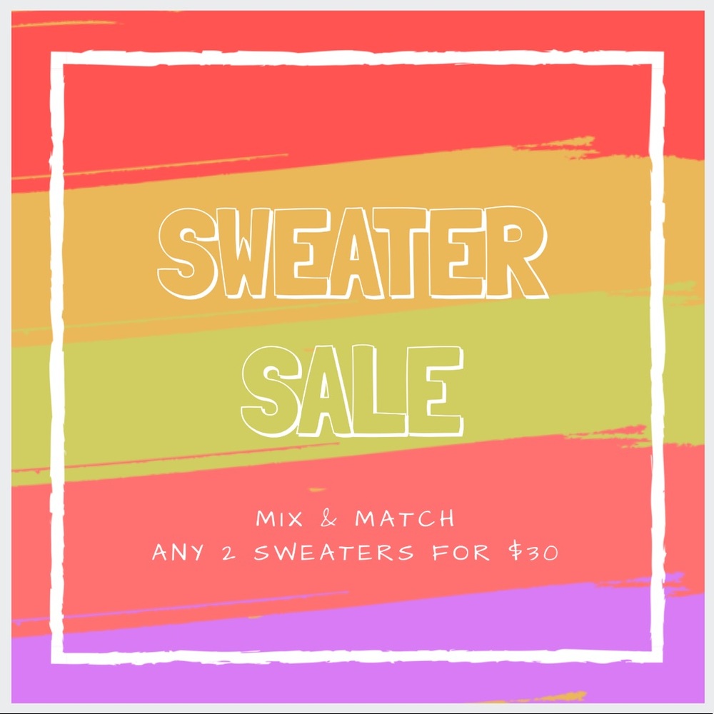 SWEATER SALE